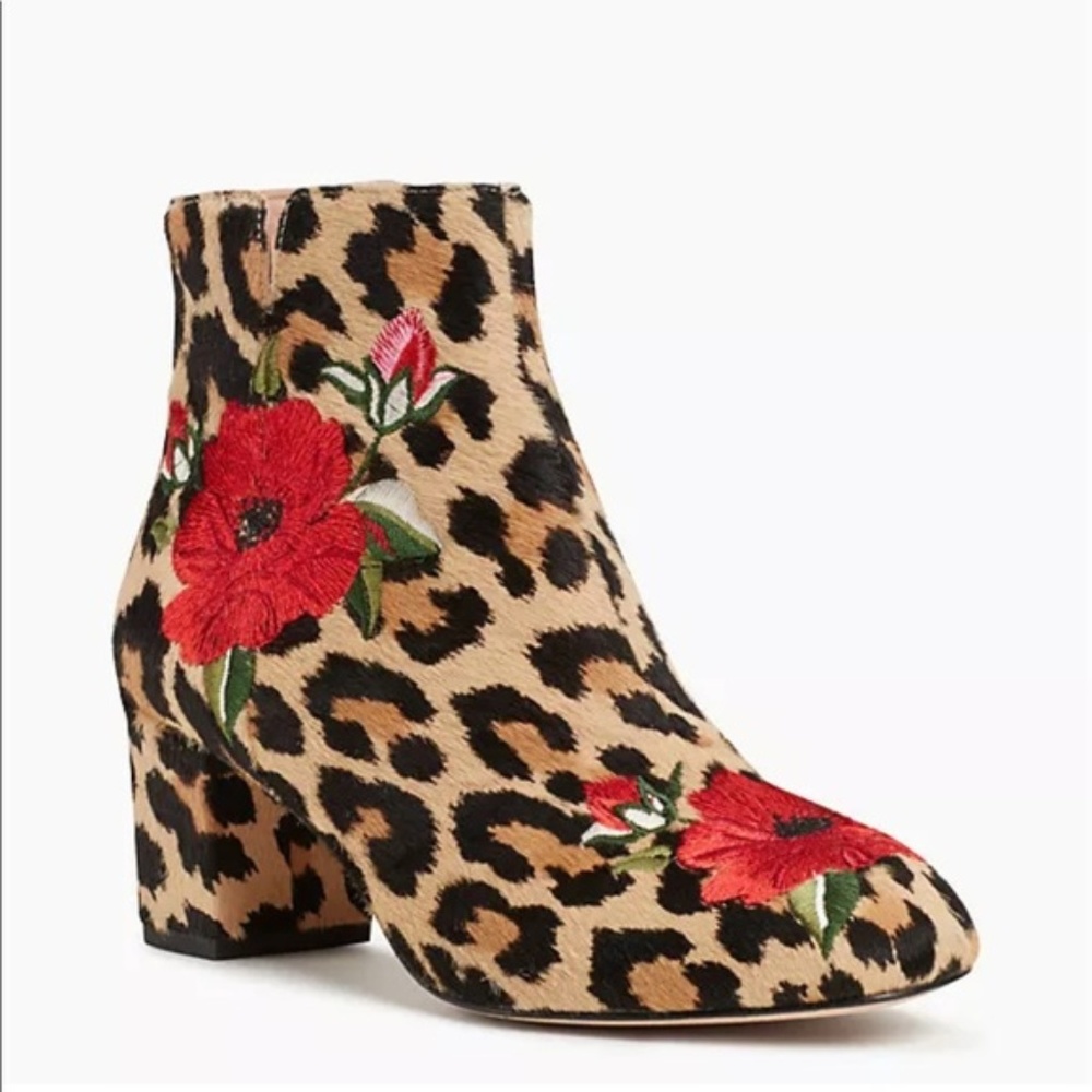 Kate Spade Langton Cheetah Calf Fur Bootie
